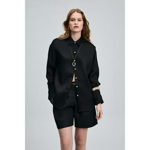 Lufian 121010016 Barrı Keten Gömlek Kadın Gömlek