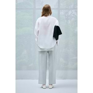 Lufian 121010016 Barrı Keten Gömlek Kadın Gömlek