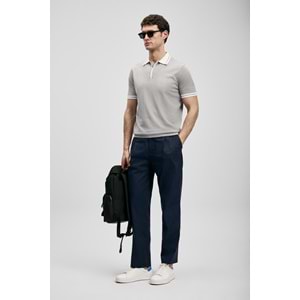 Lufian 111090138 Dean Modal Karışımlı Kazak Erkek Polo Tişört Erkek Tişort