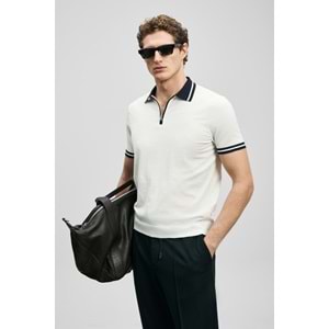 Lufian 111090138 Dean Modal Karışımlı Kazak Erkek Polo Tişört Erkek Tişort