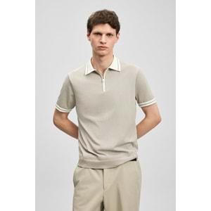 Lufian 111090138 Dean Modal Karışımlı Kazak Erkek Polo Tişört Erkek Tişort