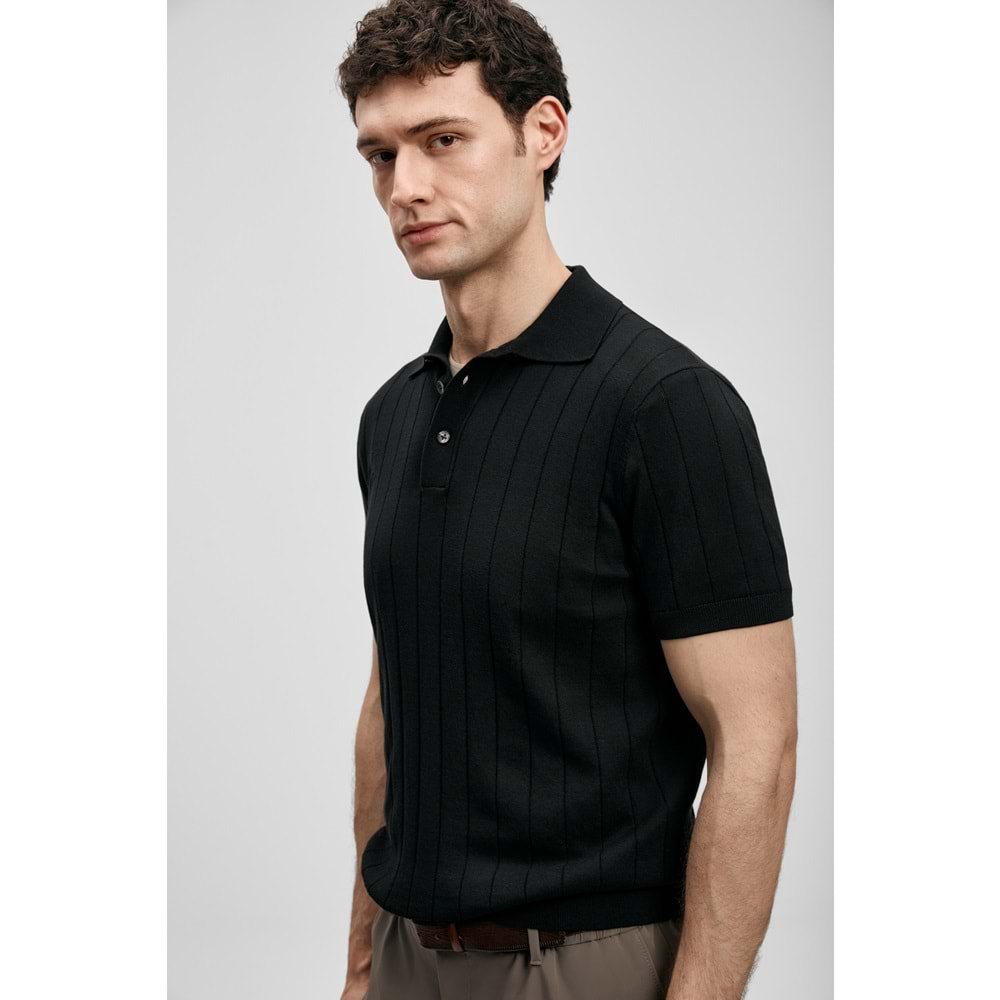 Lufian 111090137 Bold Erkek Pamuklu Tişört Erkek T-Shirt