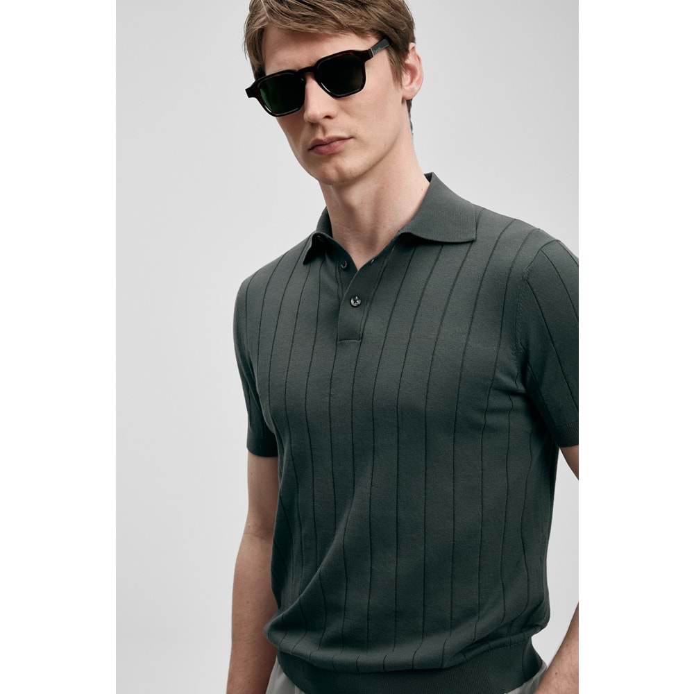Lufian 111090137 Bold Erkek Pamuklu Tişört Erkek T-Shirt