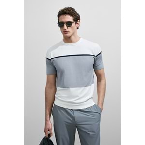 Lufian 111090148 Enzo Erkek Modal Karisimli T-Shirt Erkek Tişort