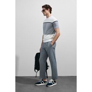 Lufian 111090148 Enzo Erkek Modal Karisimli T-Shirt Erkek Tişort