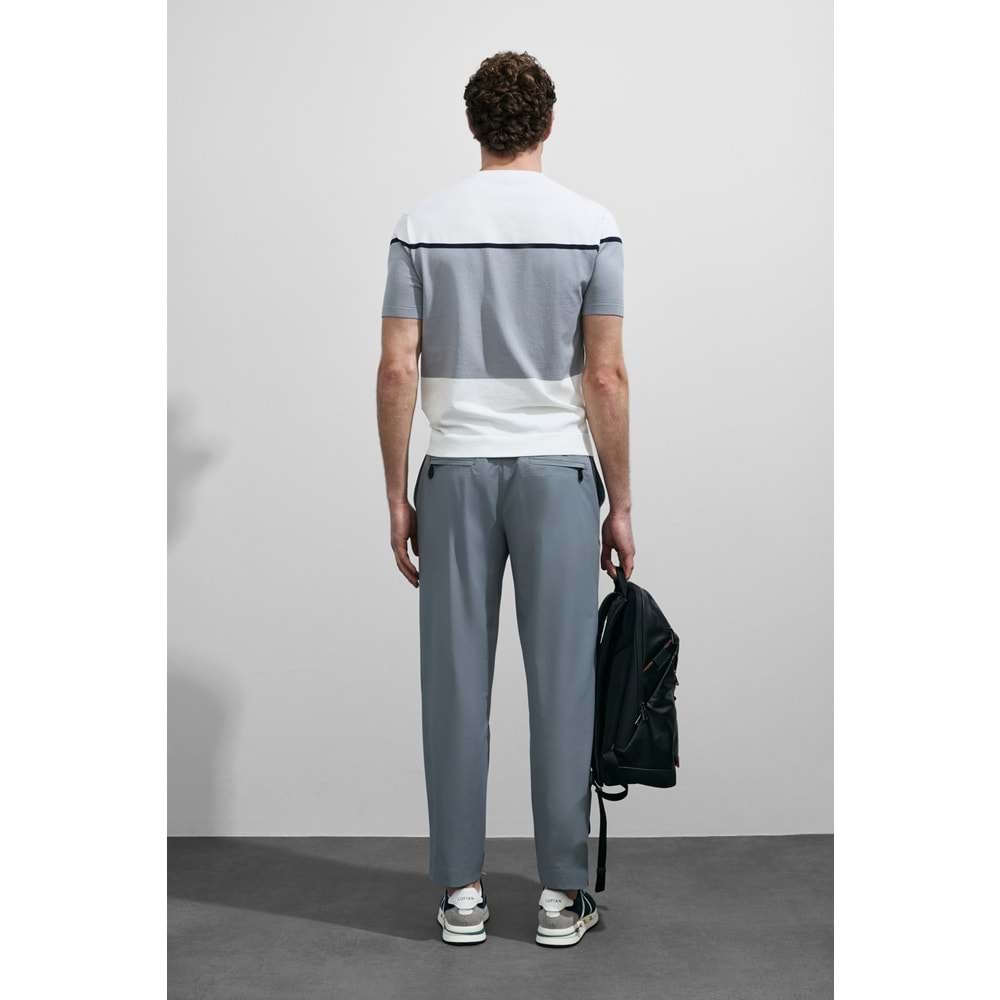 Lufian 111090148 Enzo Erkek Modal Karisimli T-Shirt Erkek Tişort