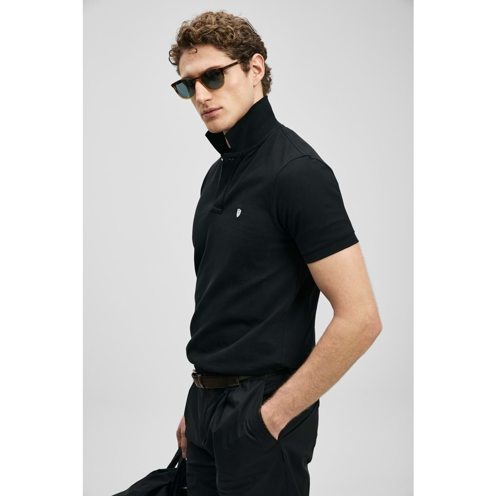 Lufian 111040230 Laon Smart Polo Yaka Tişört Erkek Tişort