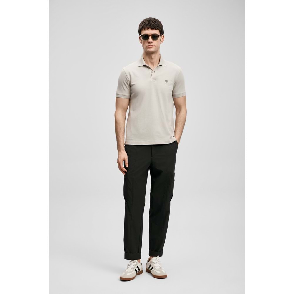 Lufian 111040230 Laon Smart Polo Yaka Tişört Erkek Tişort