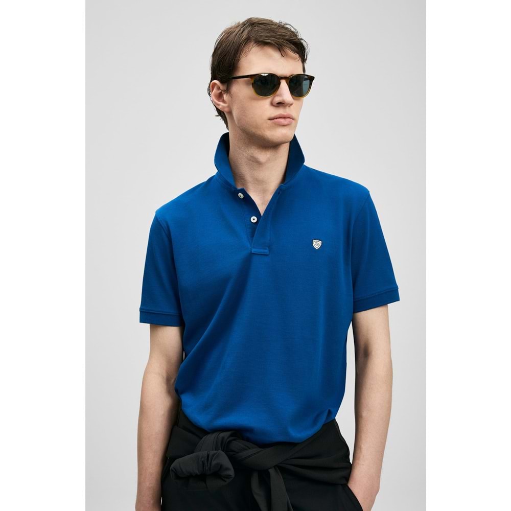 Lufian 111040230 Laon Smart Polo Yaka Tişört Erkek Tişort