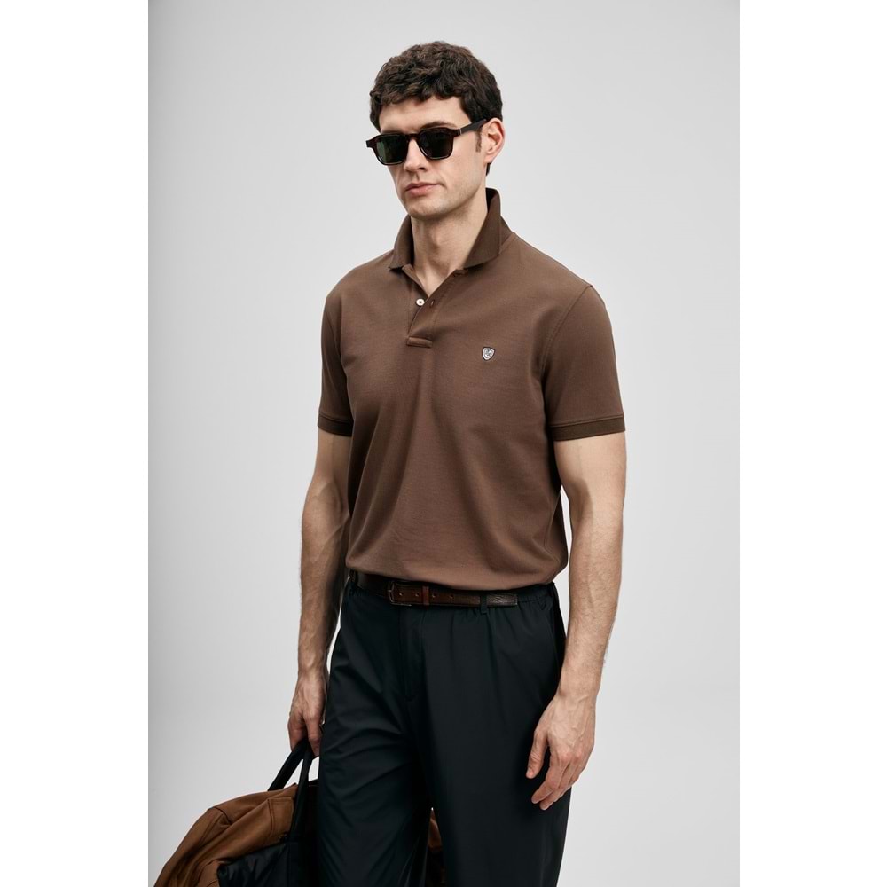 Lufian 111040230 Laon Smart Polo Yaka Tişört Erkek Tişort
