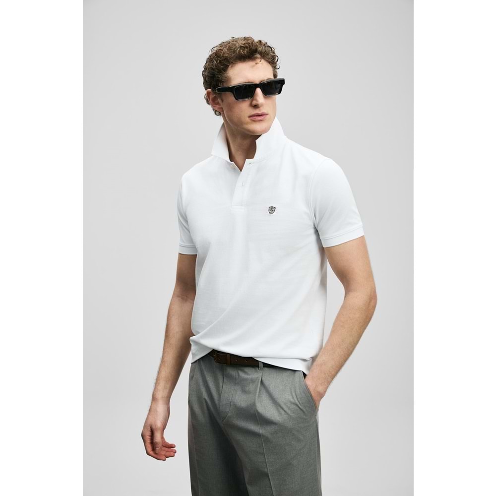 Lufian 111040230 Laon Smart Polo Yaka Tişört Erkek Tişort