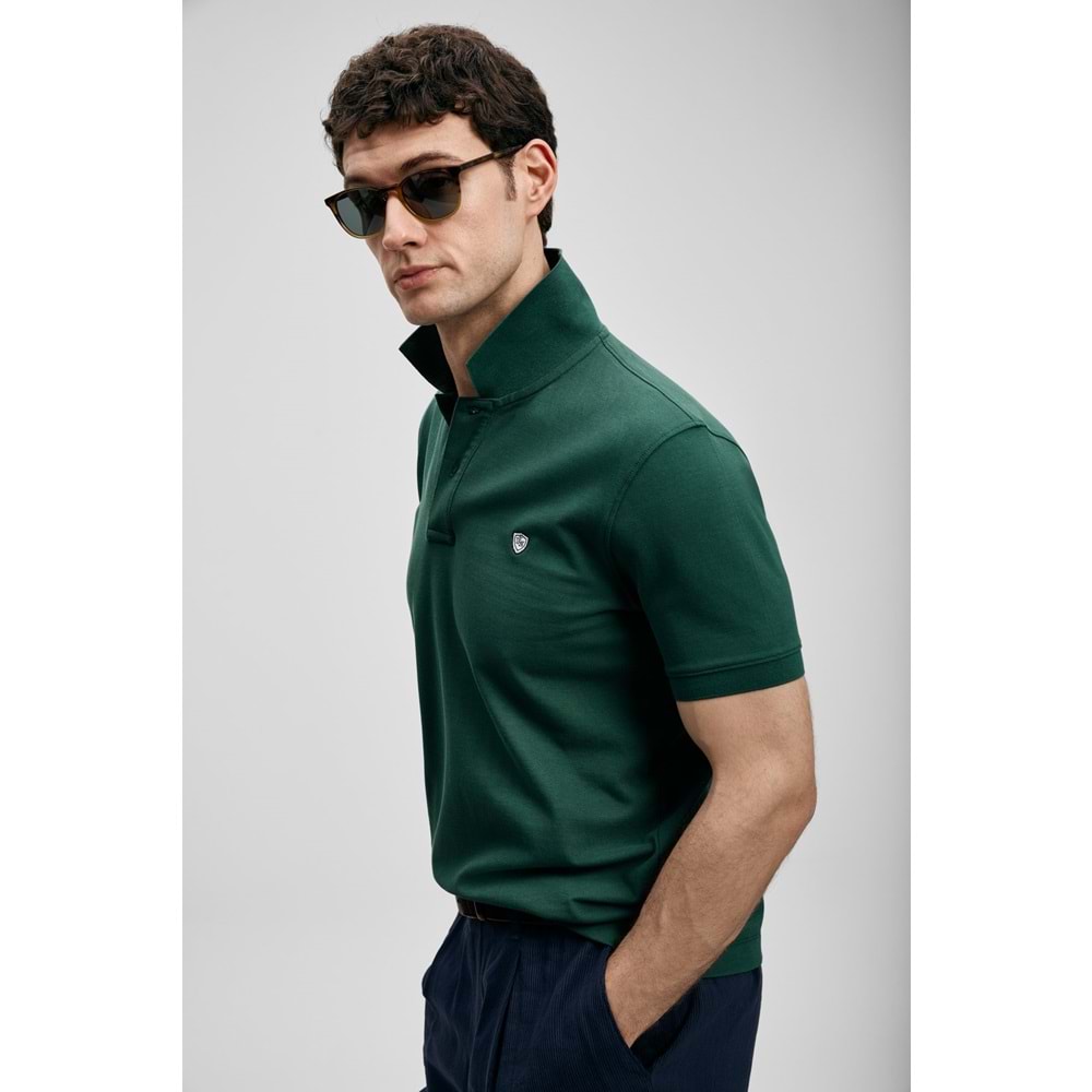 Lufian 111040230 Laon Smart Polo Yaka Tişört Erkek Tişort