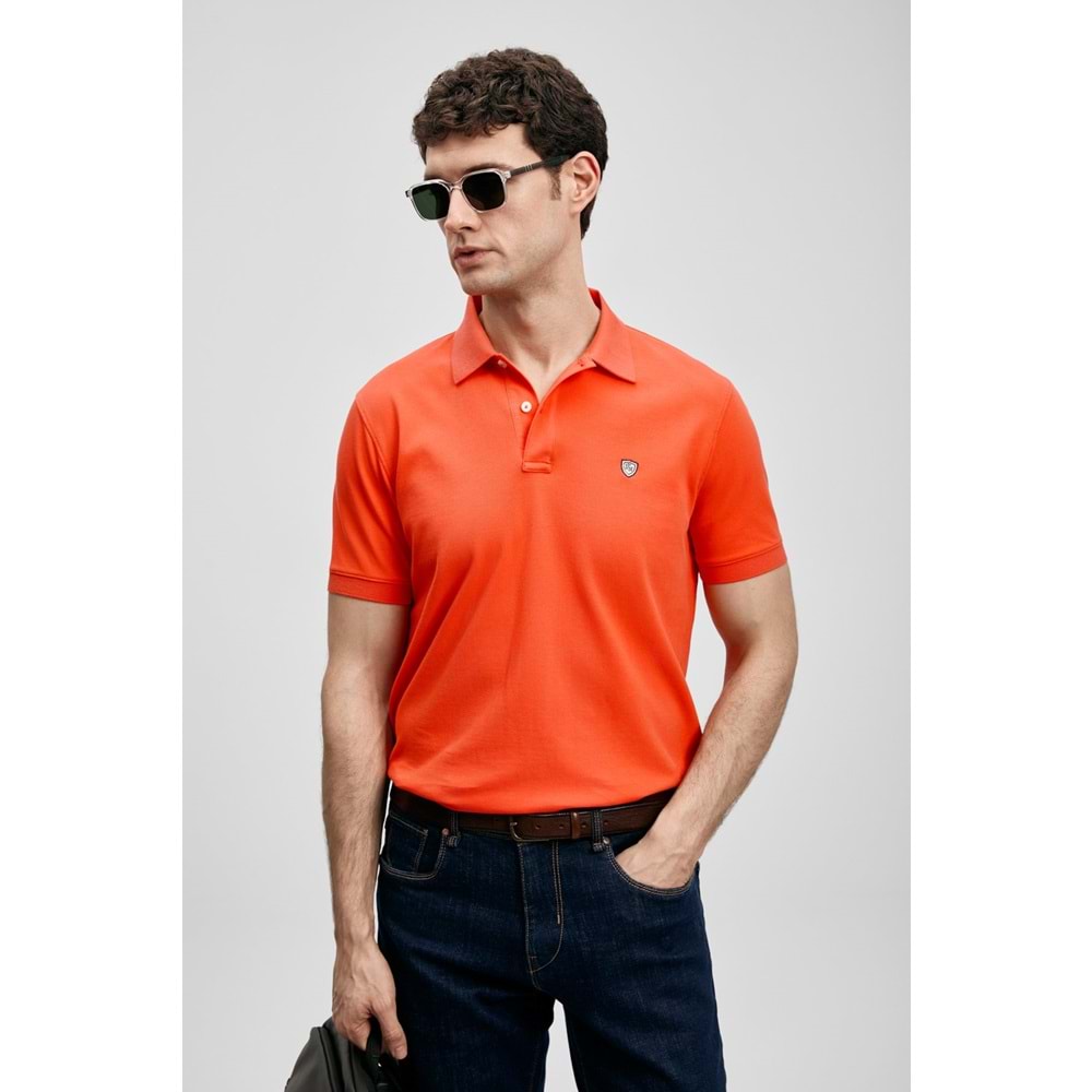 Lufian 111040230 Laon Smart Polo Yaka Tişört Erkek Tişort