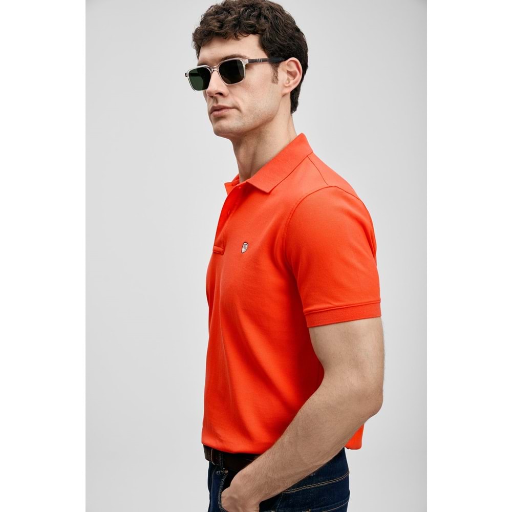 Lufian 111040230 Laon Smart Polo Yaka Tişört Erkek Tişort