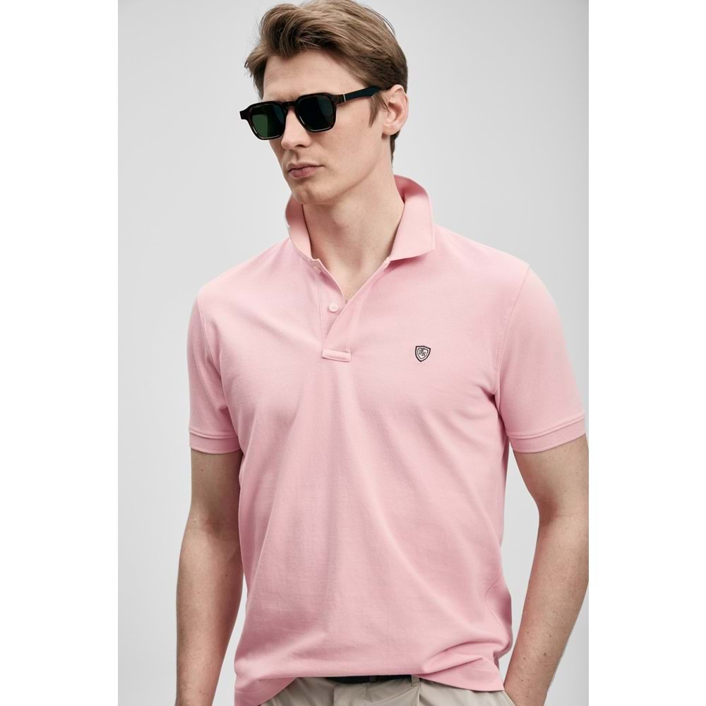 Lufian 111040230 Laon Smart Polo Yaka Tişört Erkek Tişort