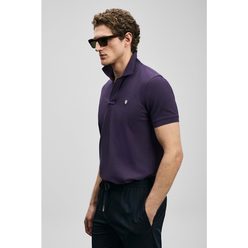 Lufian 111040230 Laon Smart Polo Yaka Tişört Erkek Tişort
