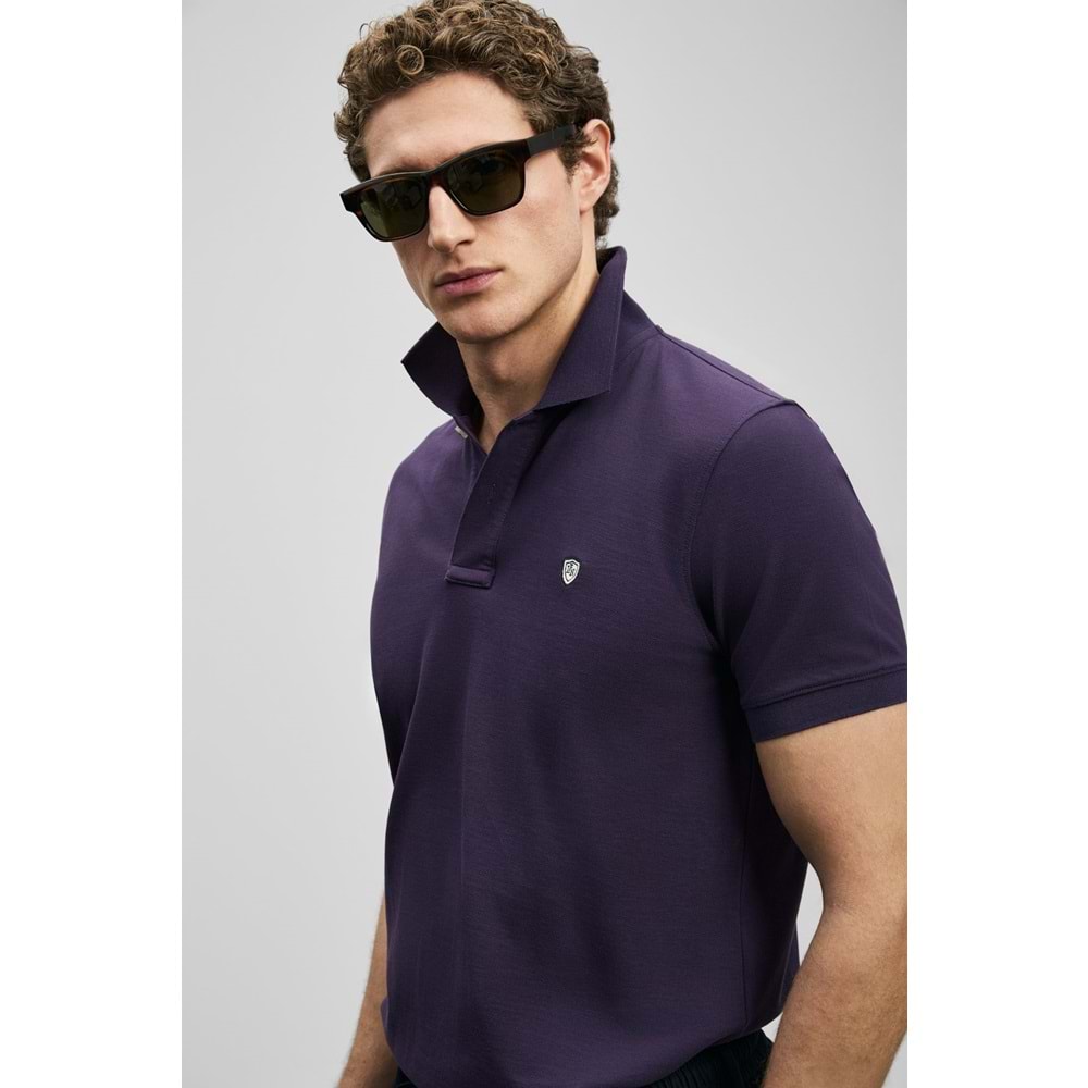 Lufian 111040230 Laon Smart Polo Yaka Tişört Erkek Tişort