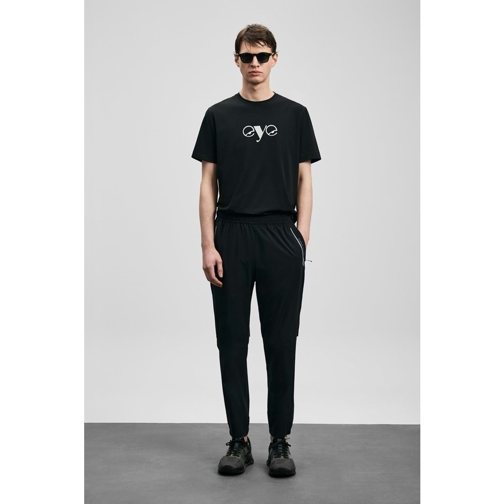 Lufian 111020306 Larry Modern Grafik T- Shirt Tişört Erkek Tişort