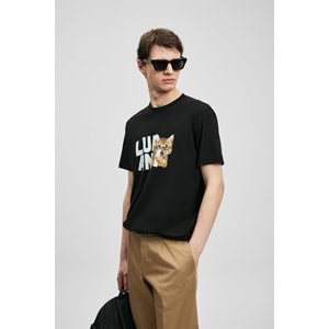 Lufian 111020304 Max Modern Grafik T-Shirt Erkek Tişort