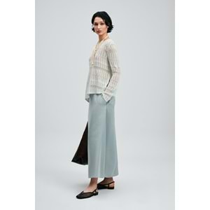 Lufian 121090043 Lace Kadın Örme T-Shirt Kadın Tişört