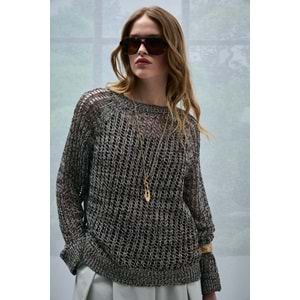 Lufian 121090044 Marın Kadın Kazak Örme Kadın Sweatshirt