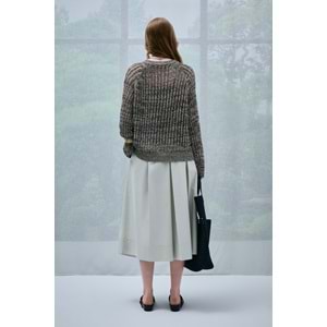 Lufian 121090044 Marın Kadın Kazak Örme Kadın Sweatshirt