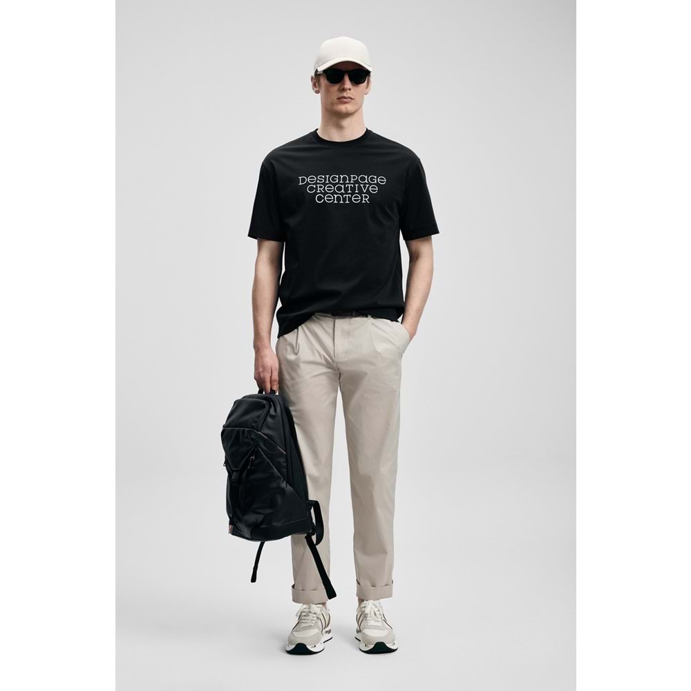 Lufian 111020284 Frank Erkek Basic T- Shirt Tişört Erkek Tişort