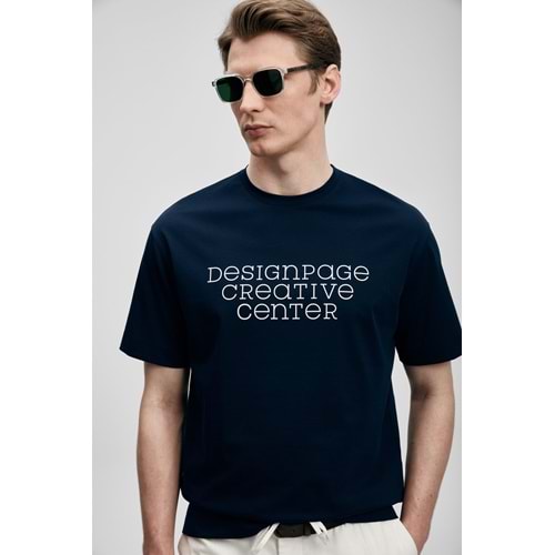 Lufian 111020284 Frank Erkek Basic T- Shirt Tişört Erkek Tişort