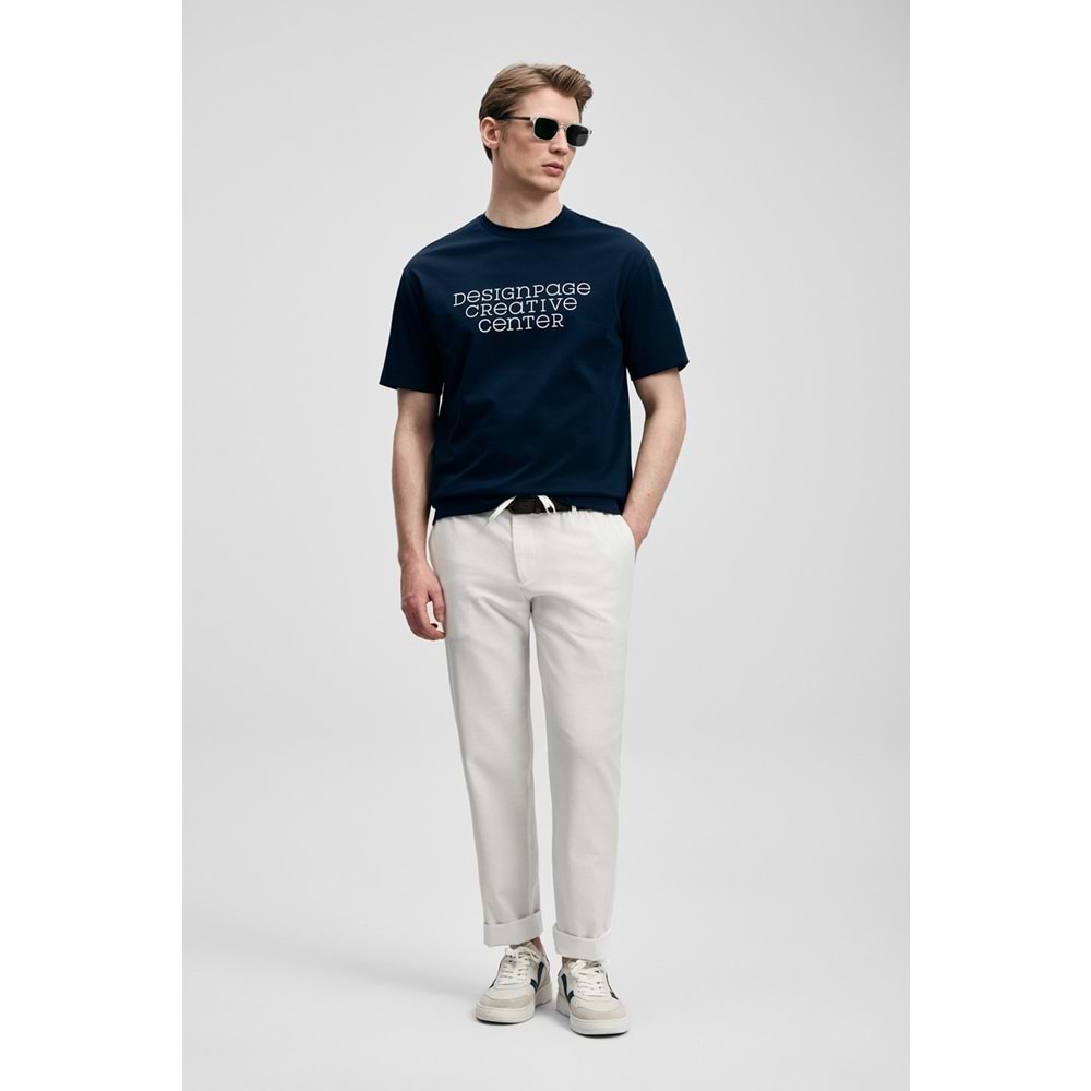 Lufian 111020284 Frank Erkek Basic T- Shirt Tişört Erkek Tişort