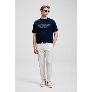 Lufian 111020284 Frank Erkek Basic T- Shirt Tişört Erkek Tişort