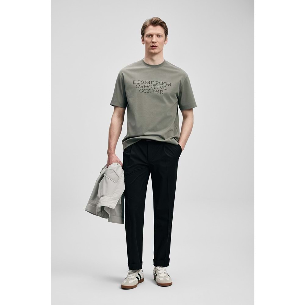 Lufian 111020284 Frank Erkek Basic T- Shirt Tişört Erkek Tişort