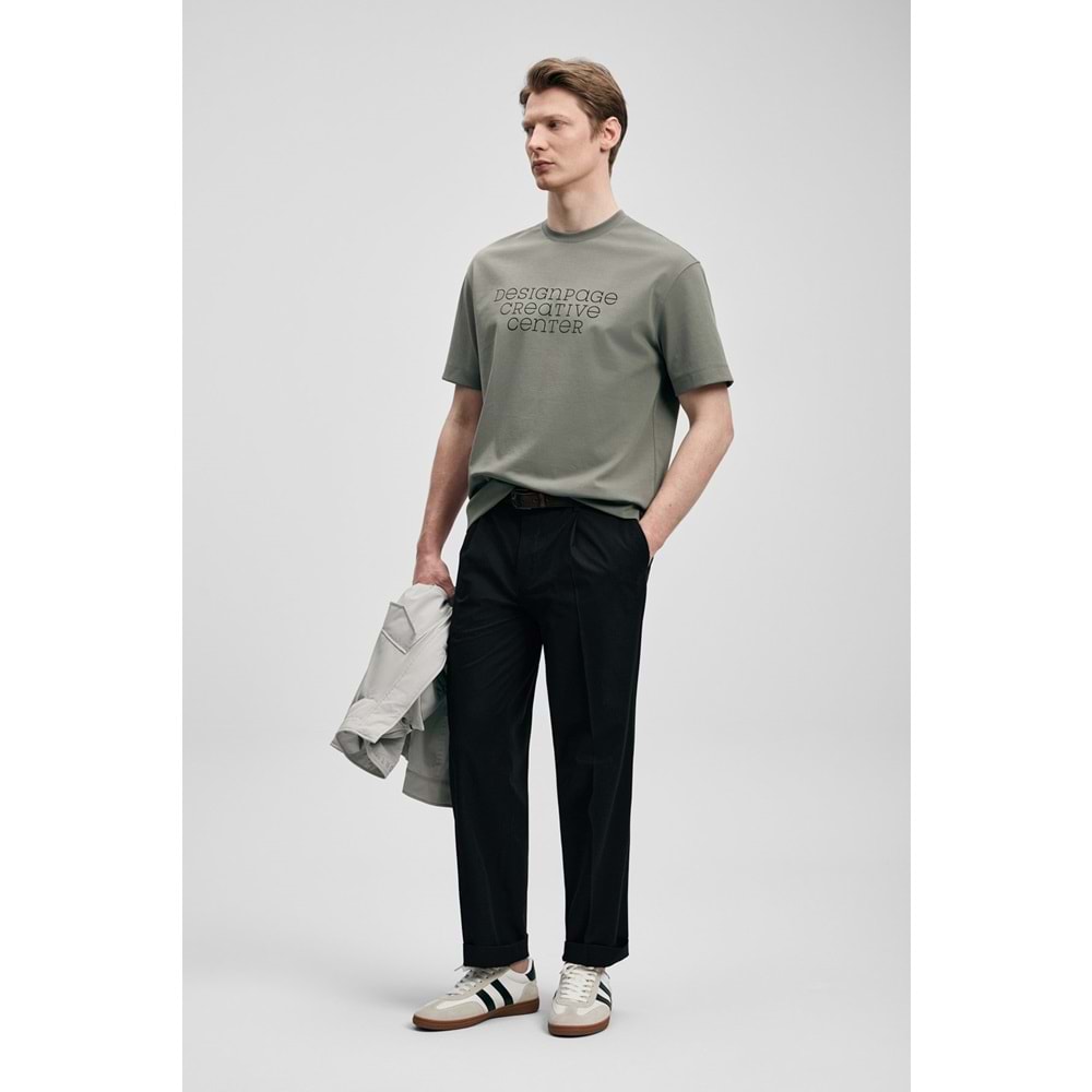 Lufian 111020284 Frank Erkek Basic T- Shirt Tişört Erkek Tişort