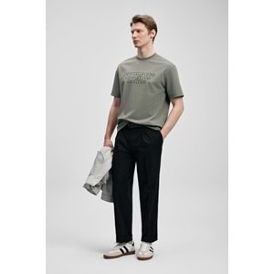 Lufian 111020284 Frank Erkek Basic T- Shirt Tişört Erkek Tişort