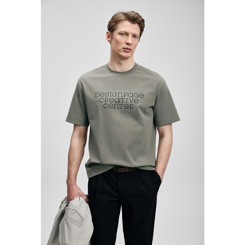 Lufian 111020284 Frank Erkek Basic T- Shirt Tişört Erkek Tişort