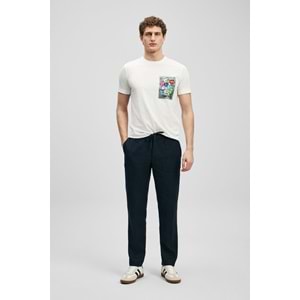 Lufian 111020296 Charlıe Modern Grafik T- Shirt Erkek Tişort