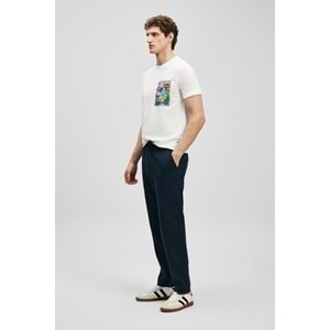 Lufian 111020296 Charlıe Modern Grafik T- Shirt Erkek Tişort