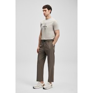 Lufian 111020307 Sımbad Modern Grafik T- Shirt Erkek T-Shirt