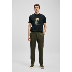 Lufian 111020292 Duck Modern Grafik T-Shirt Erkek Tişort