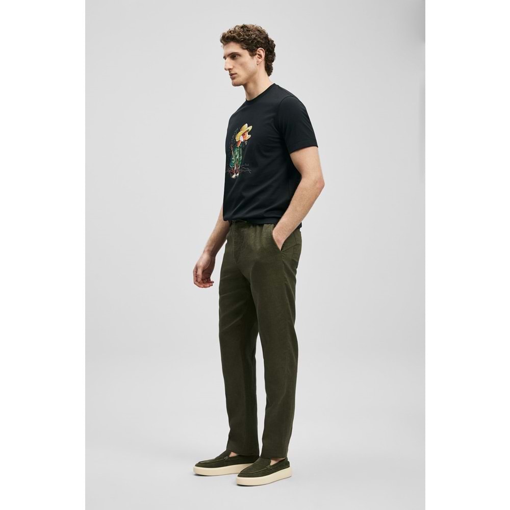 Lufian 111020292 Duck Modern Grafik T-Shirt Erkek Tişort