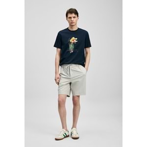 Lufian 111020292 Duck Modern Grafik T-Shirt Erkek Tişort