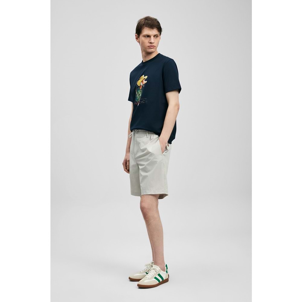 Lufian 111020292 Duck Modern Grafik T-Shirt Erkek Tişort