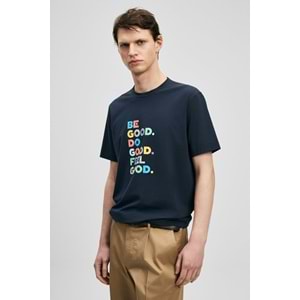 Lufian 111020290 Good Modern Grafik T- Shirt Erkek Tişort