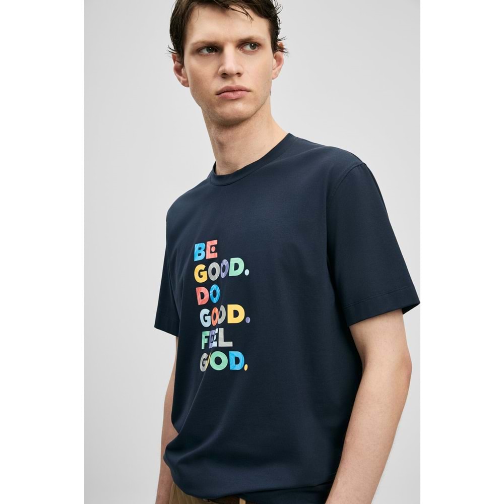 Lufian 111020290 Good Modern Grafik T- Shirt Erkek Tişort