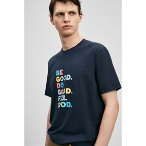 Lufian 111020290 Good Modern Grafik T- Shirt Erkek Tişort