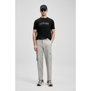 Lufian 111020280 Oscar Modern Grafik T- Shirt Tişört Erkek Tişort
