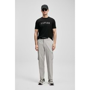 Lufian 111020280 Oscar Modern Grafik T- Shirt Tişört Erkek Tişort