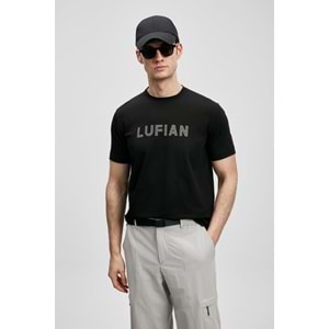 Lufian 111020280 Oscar Modern Grafik T- Shirt Tişört Erkek Tişort