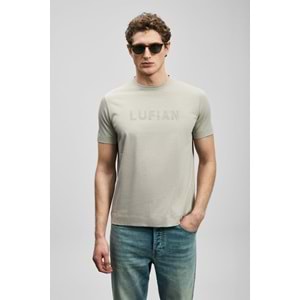 Lufian 111020280 Oscar Modern Grafik T- Shirt Tişört Erkek Tişort