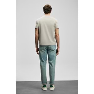 Lufian 111020280 Oscar Modern Grafik T- Shirt Tişört Erkek Tişort