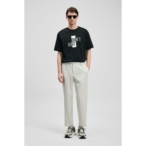 Lufian 111020285 Carl Modern Grafik T- Shirt Tişört Erkek Tişort